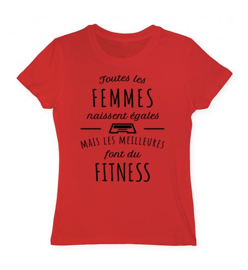 T-shirt Les meilleures font du fitness