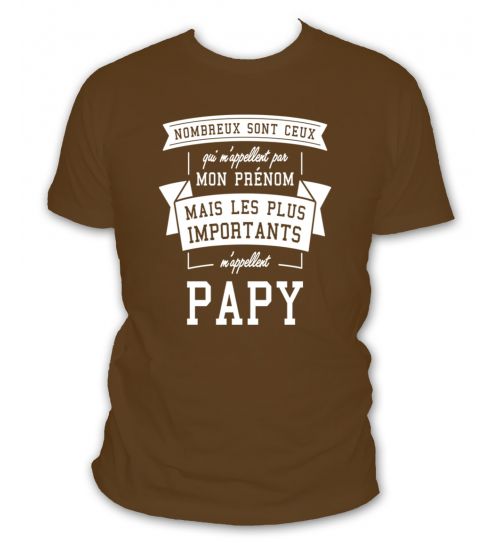 Nombreux sont ceux qui m'appelent par mon prénom mais les plus importants m'appellent papy